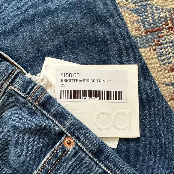 NWT Faherty Etica Brigitte Kick Flare Jeans 25 - Picture 3 of 4